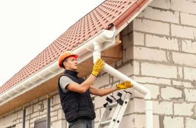 Pose et remplacement de gouttières à Bondues